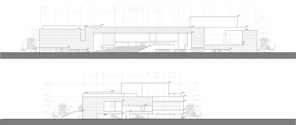 Theater of Haimen Cultural Center by Architects Engineers co ltd of Southeast University