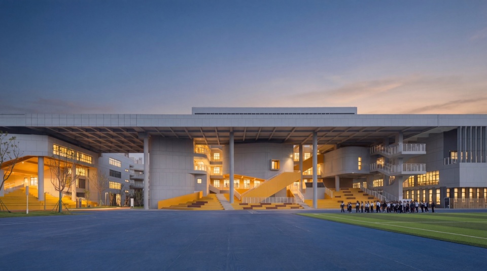 Nanjing Mingdao Kangsheng Road School by Jiangsu Provincial Zhongrui East China Institute of Architectural Design and Research UA Group S...