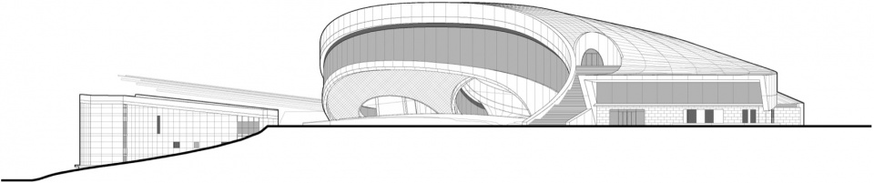 qingdao tangdao bay art center by oi architects