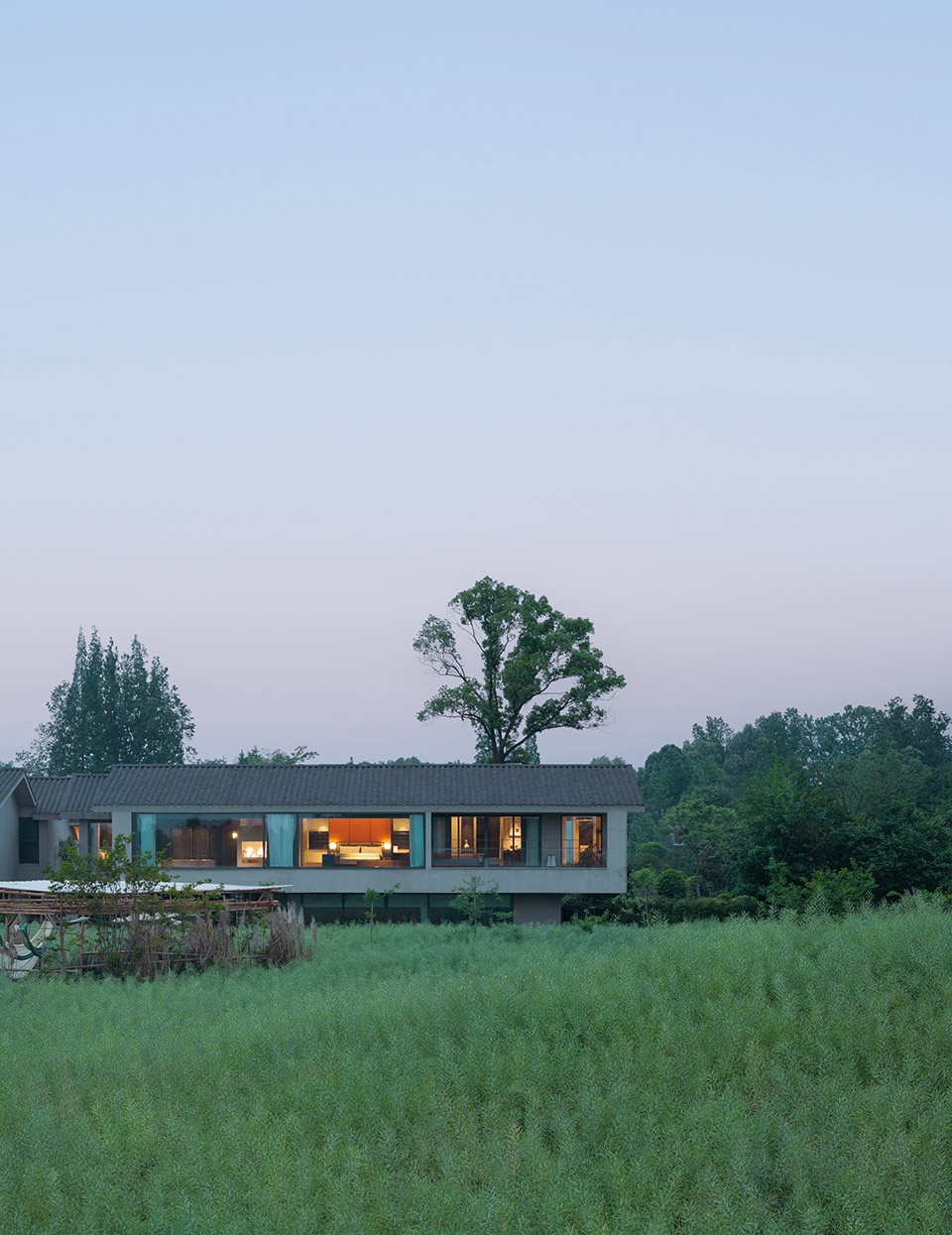 chengdu rive droite swanlake villa by wearch