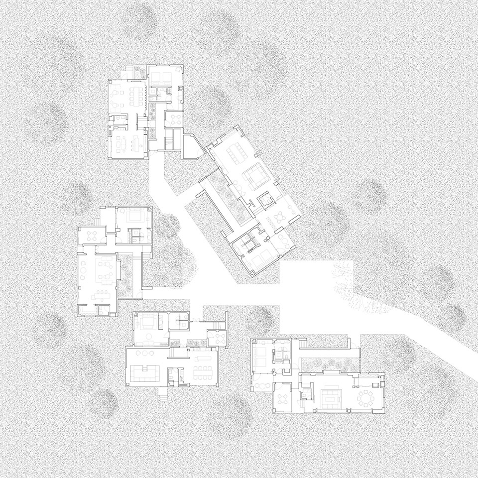 chengdu rive droite swanlake villa by wearch
