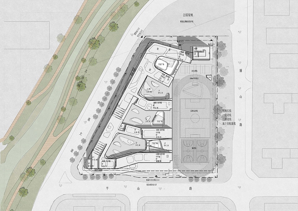 redevelopment of pingshan elementary school into a nine year integrated school by ccdi dongxiying studio