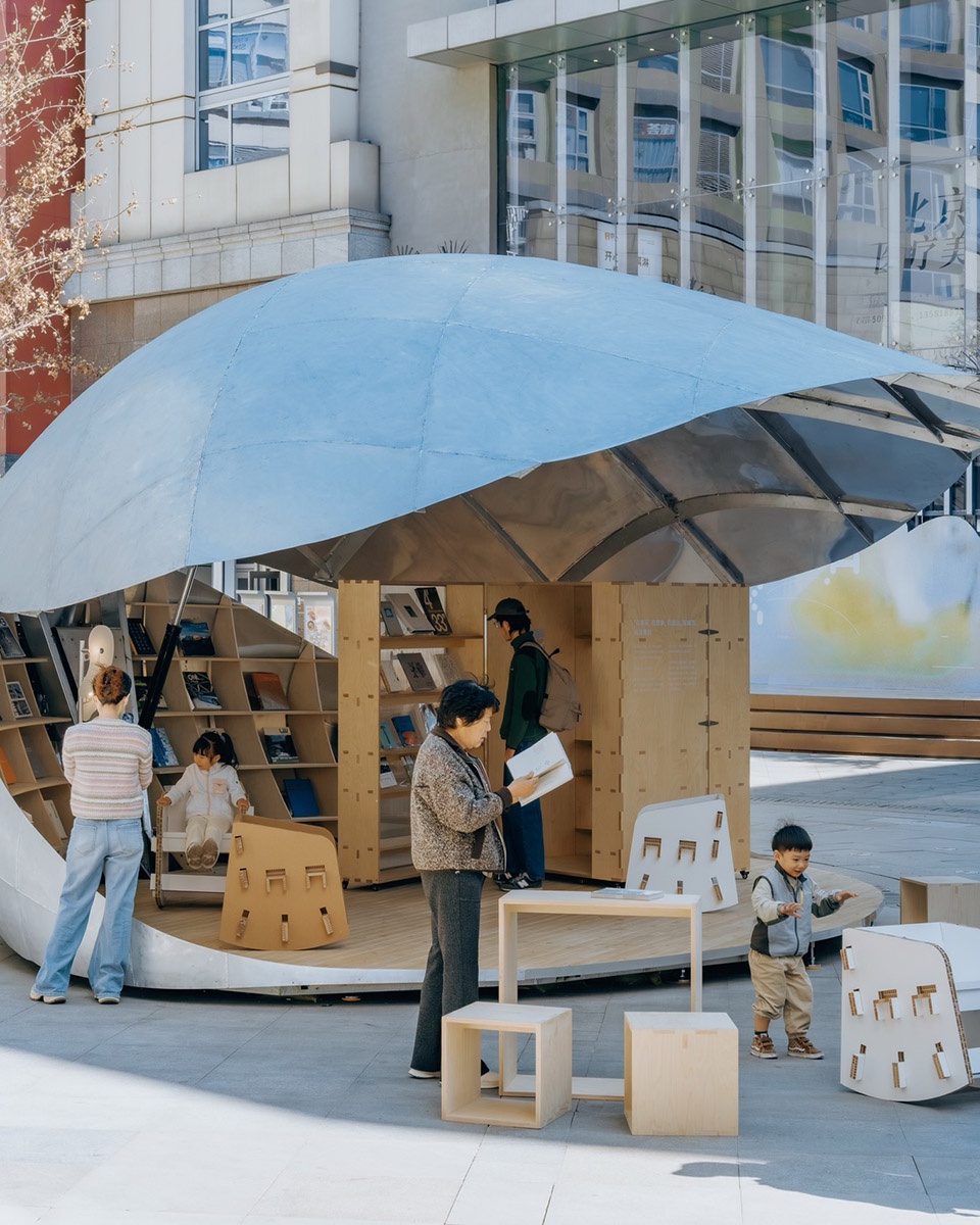 Shell Book Pavilion by LUO studio
