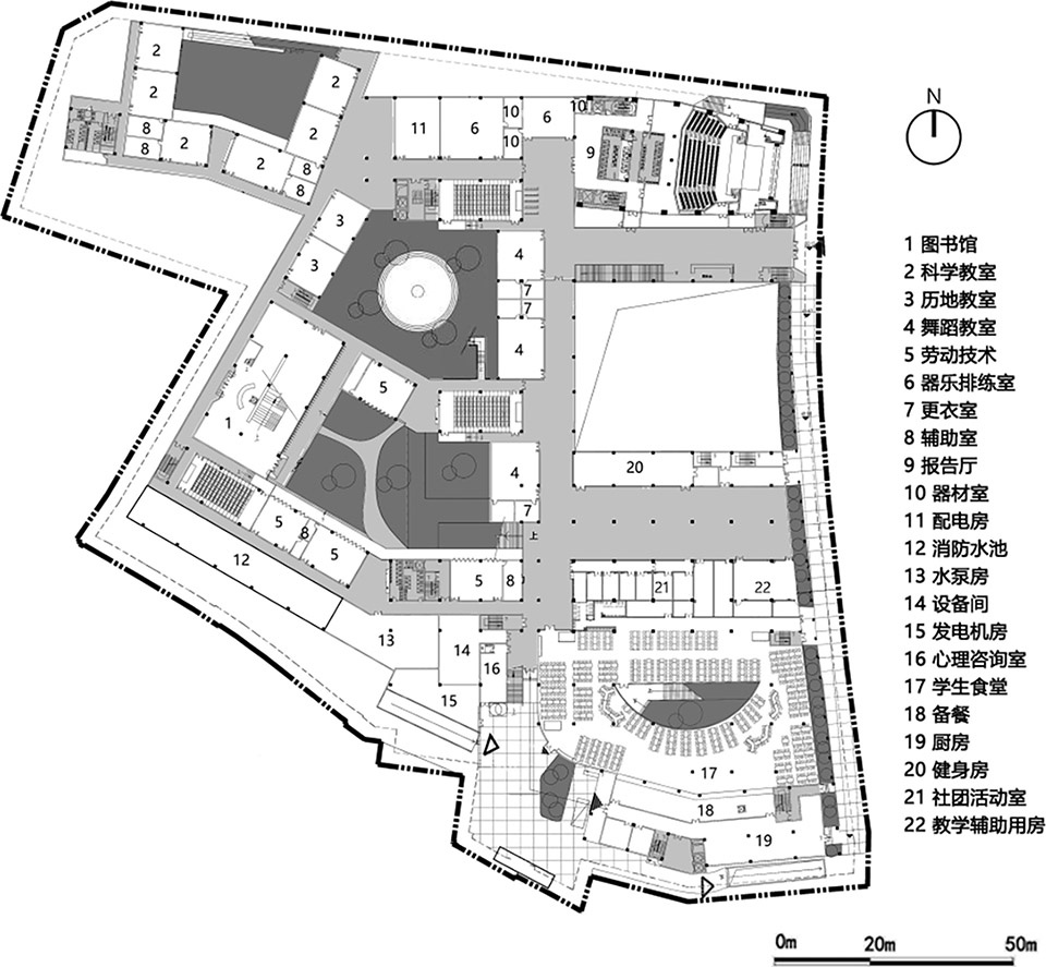 Design of Shenzhen Longhua Foreign Languages School