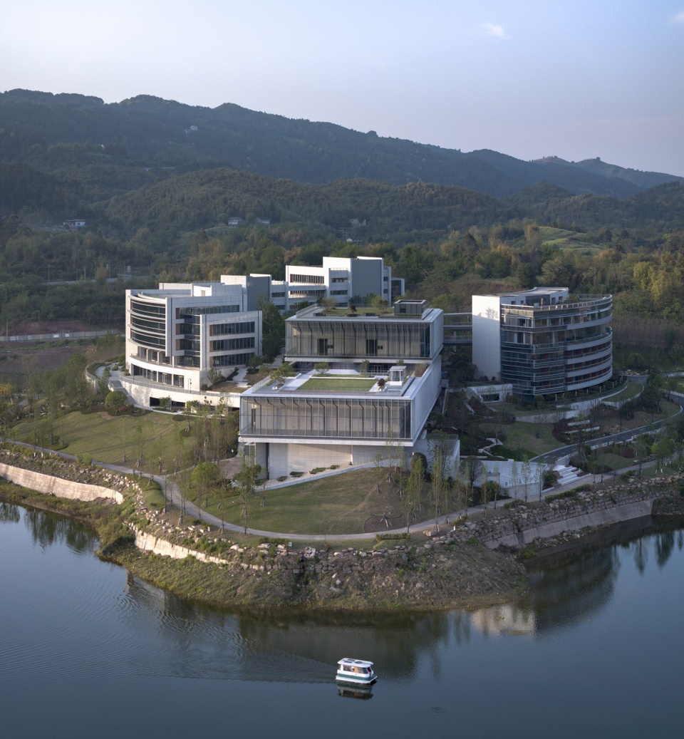 huigu lake innovation town by dushe architectural design