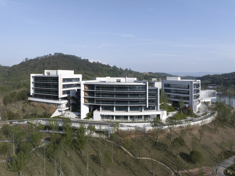 huigu lake innovation town by dushe architectural design