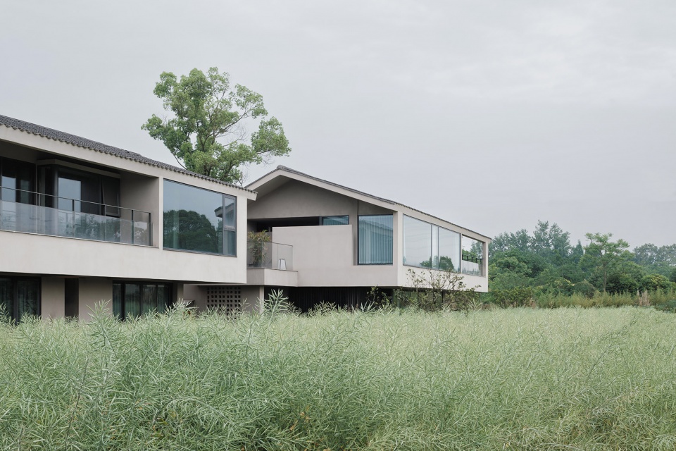 chengdu rive droite swanlake villa by wearch
