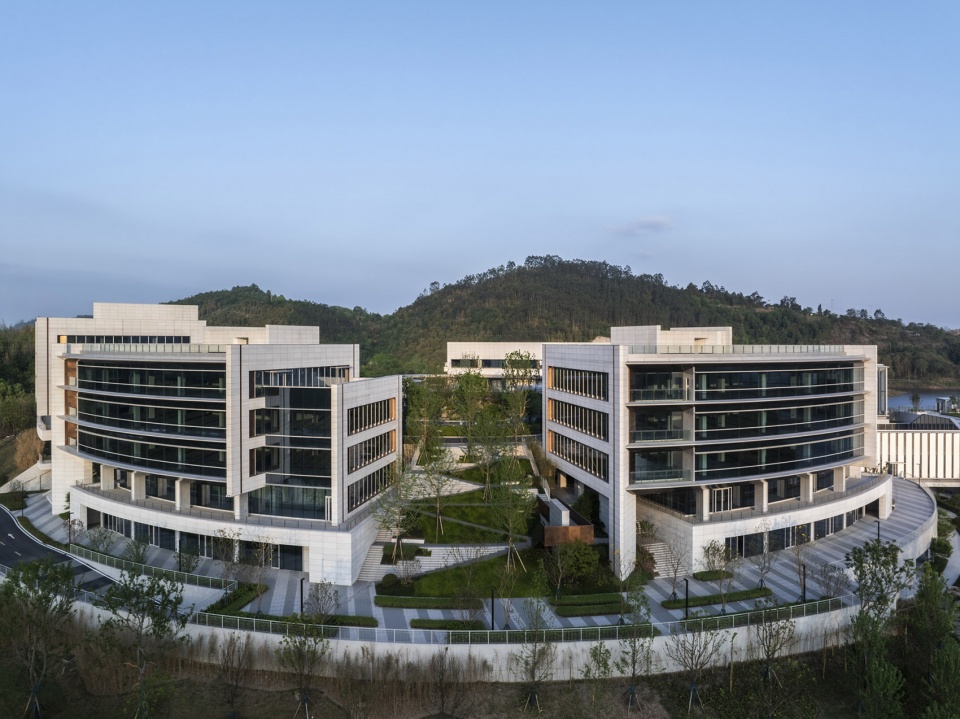 huigu lake innovation town by dushe architectural design