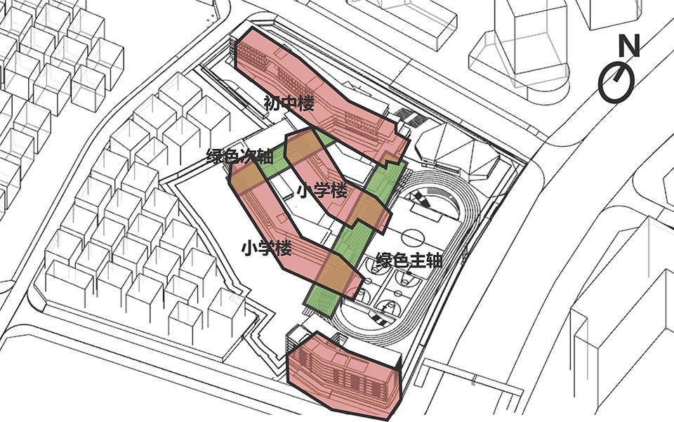 Design of Shenzhen Longhua Foreign Languages School