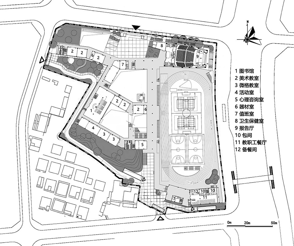 Design of Shenzhen Longhua Foreign Languages School