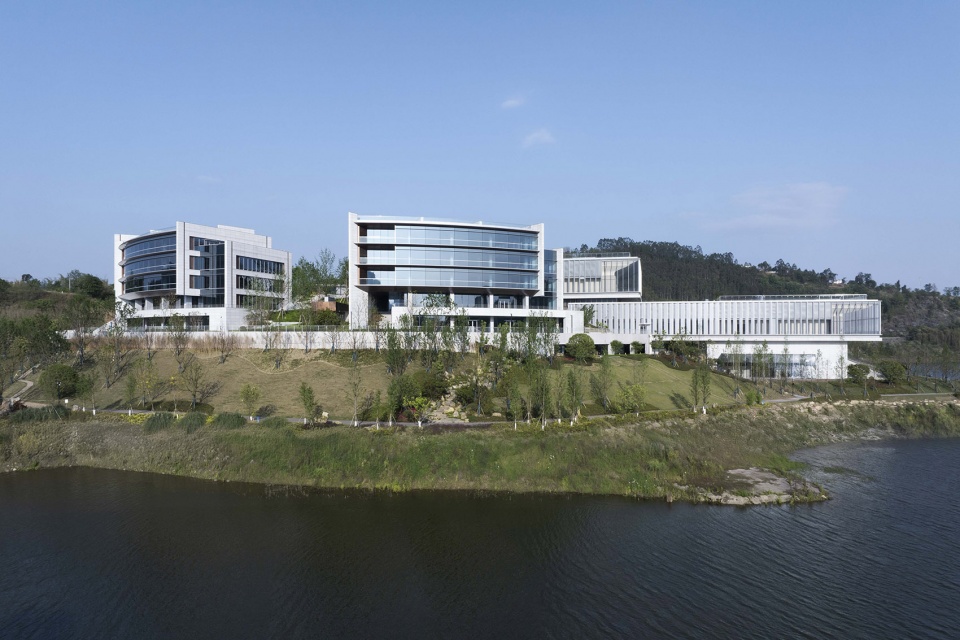 huigu lake innovation town by dushe architectural design