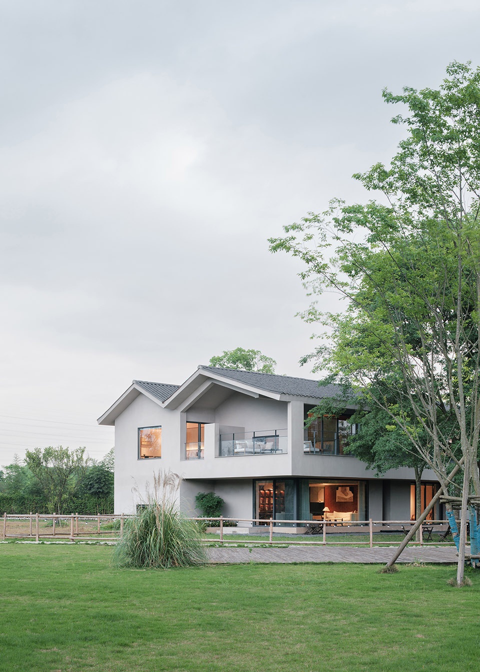 chengdu rive droite swanlake villa by wearch