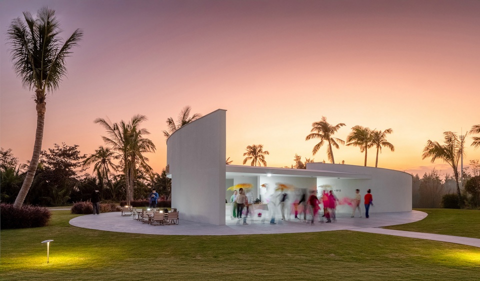 conch station a spatial vortex by perform design studio