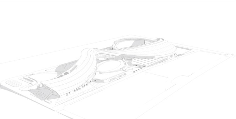 qingdao tangdao bay art center by oi architects