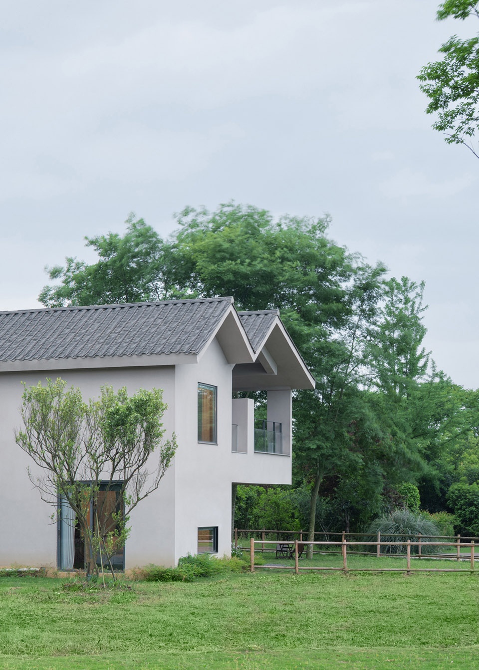 chengdu rive droite swanlake villa by wearch