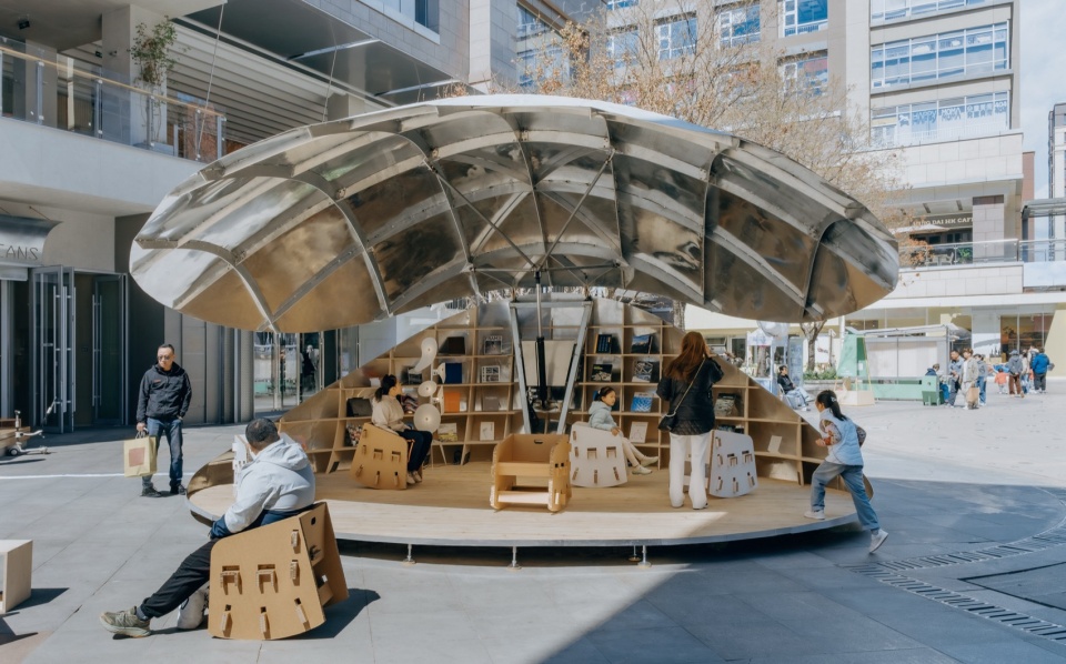Shell Book Pavilion by LUO studio