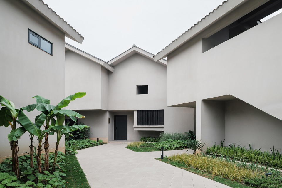 chengdu rive droite swanlake villa by wearch