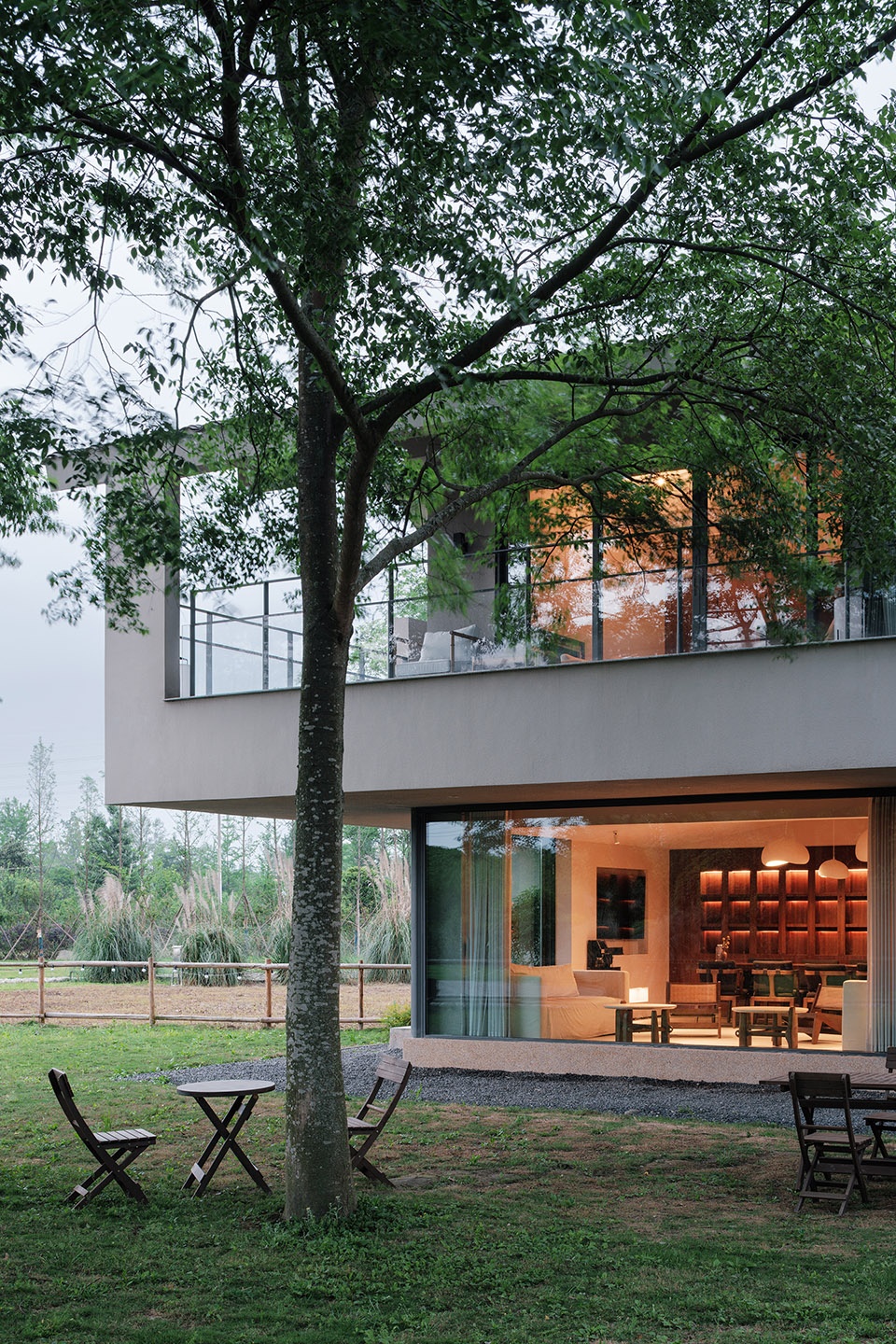 chengdu rive droite swanlake villa by wearch