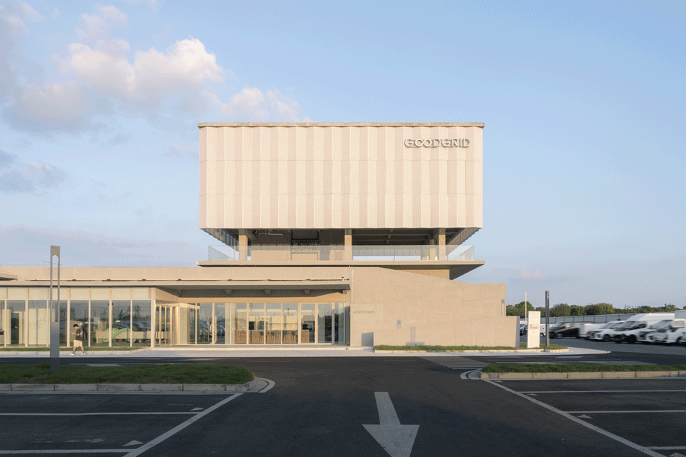 goodgrid automotive hq by chaoyu architectural design