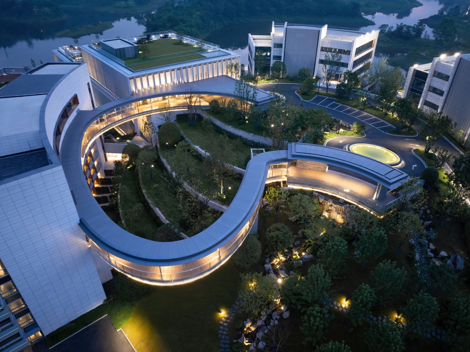 huigu lake innovation town by dushe architectural design