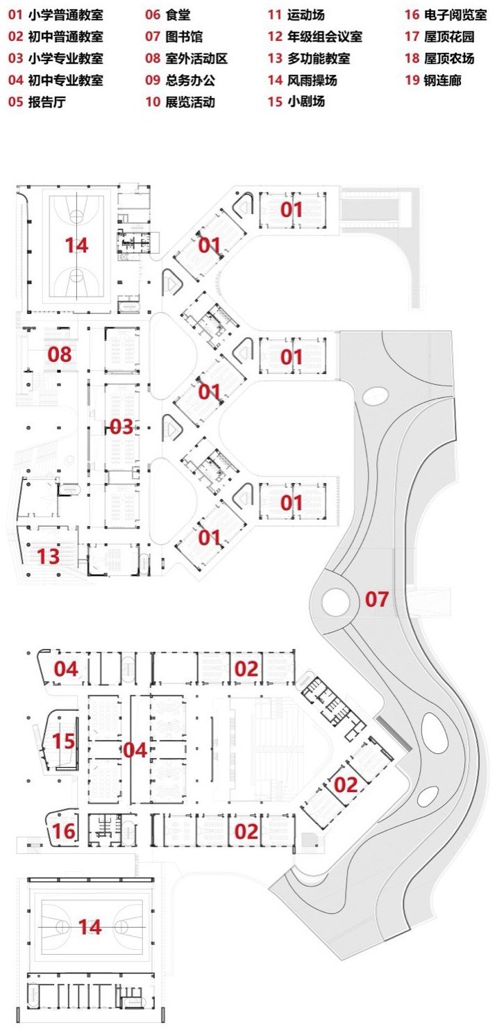 Nanjing Mingdao Kangsheng Road School by Jiangsu Provincial Zhongrui East China Institute of Architectural Design and Research UA Group S...