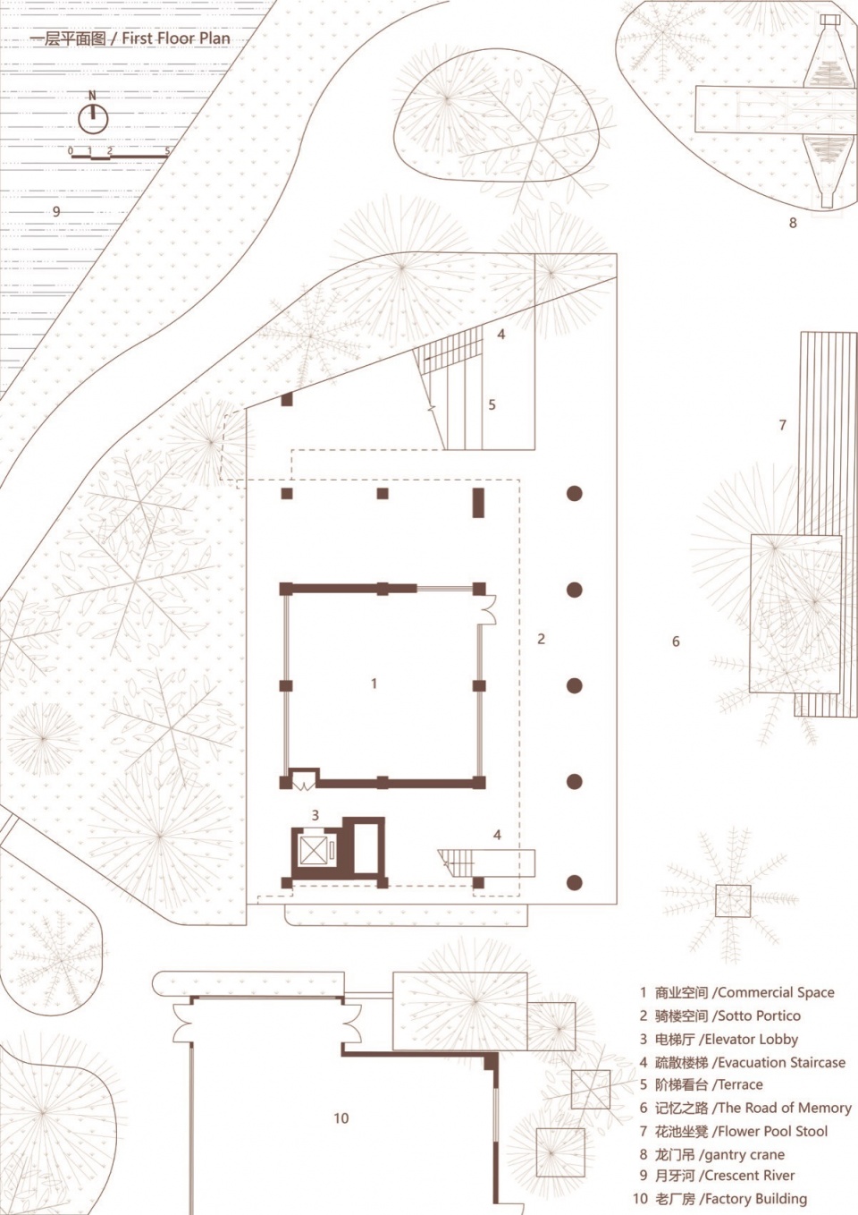 Jinyi Coordinate Design of Building 2 Tianjin First Machine Tool Plant by CM Design