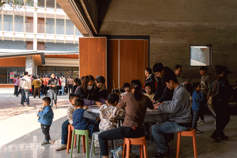 xutian village community center by line plus