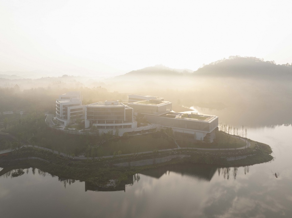 huigu lake innovation town by dushe architectural design