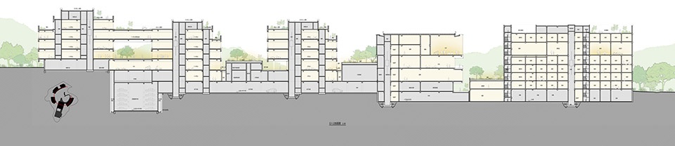 huigu lake innovation town by dushe architectural design