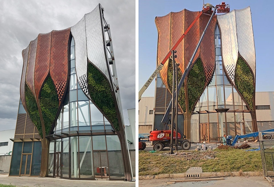 the park k11 facade design by lead
