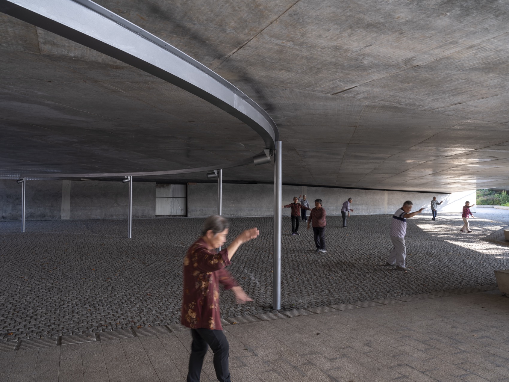 Arena Under Bridge