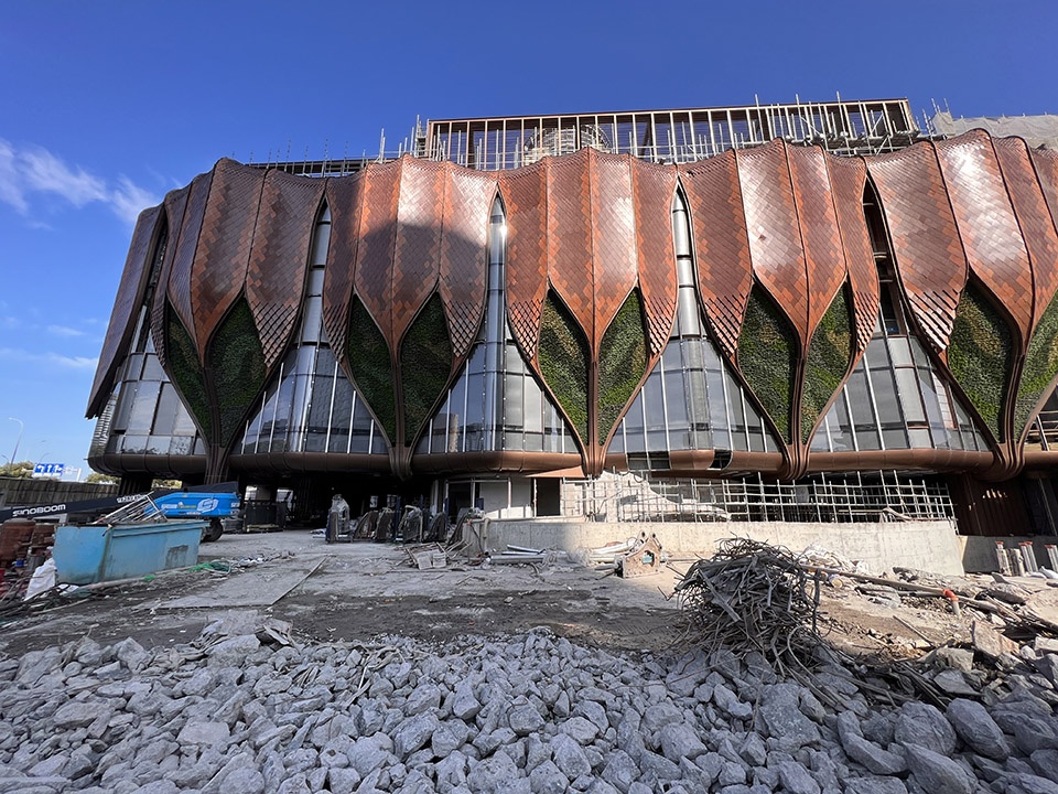 the park k11 facade design by lead