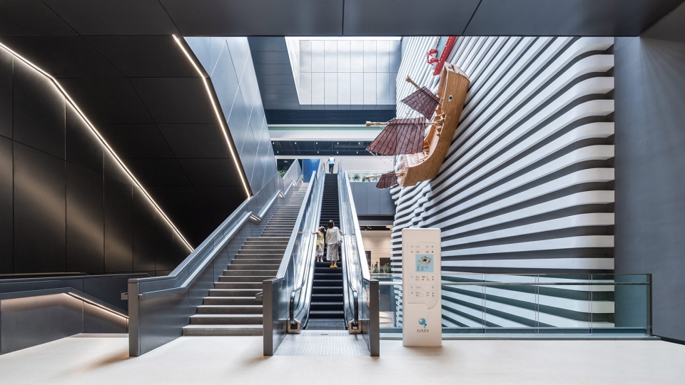 qingdao science technology museum by gmp