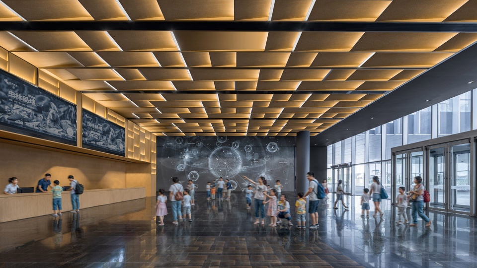 qingdao science technology museum by gmp