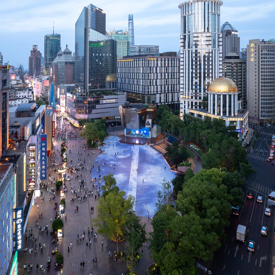 east nanjing road landscape design by benedetta tagliabue embt