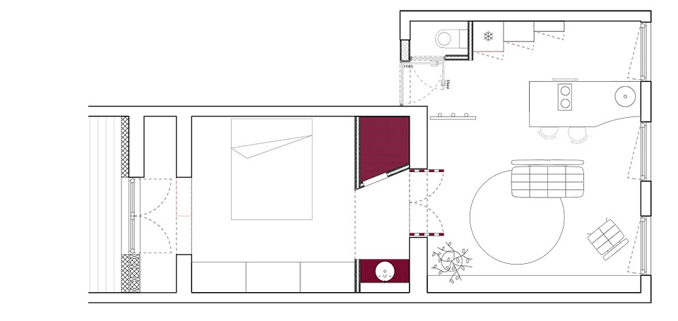 flat refurbishment in brussels by estate estate architects