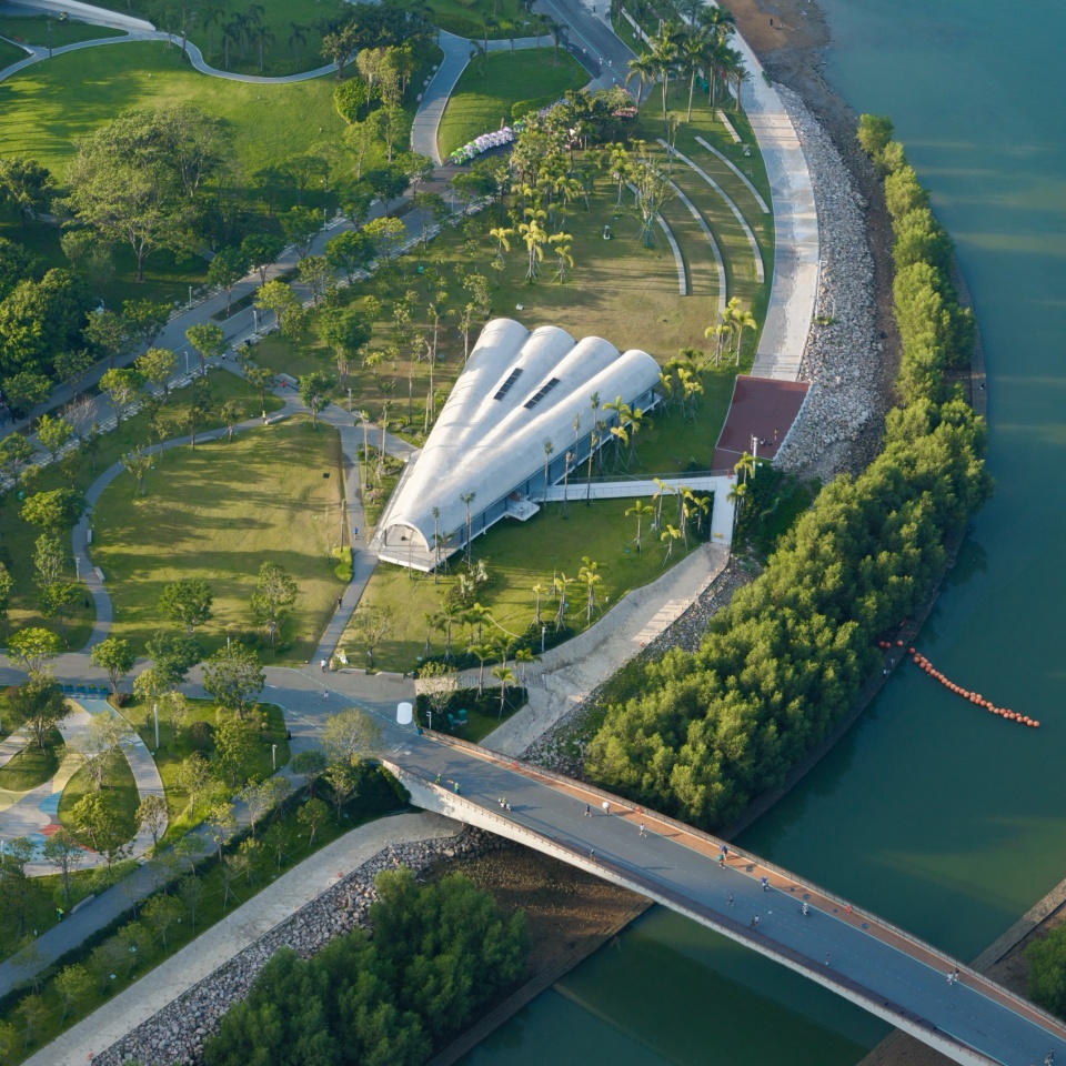Waterfront Landscape Design of the Estuary Section of Qianhai Central River in Shenzhen by Original Design Studio TJAD