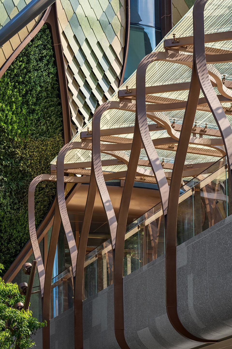 the park k11 facade design by lead