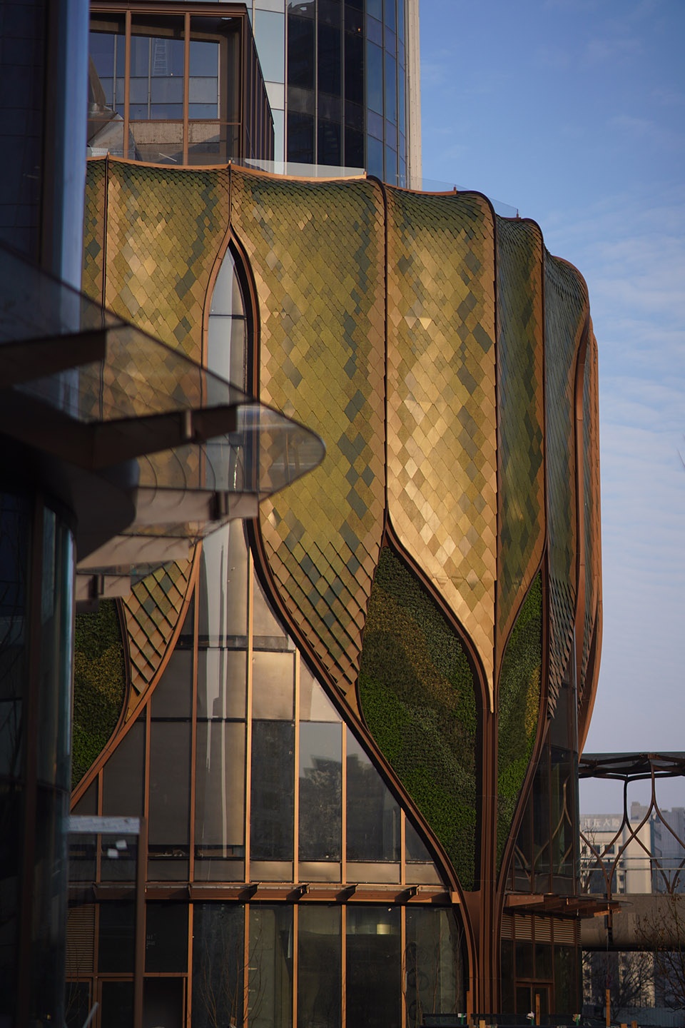 the park k11 facade design by lead