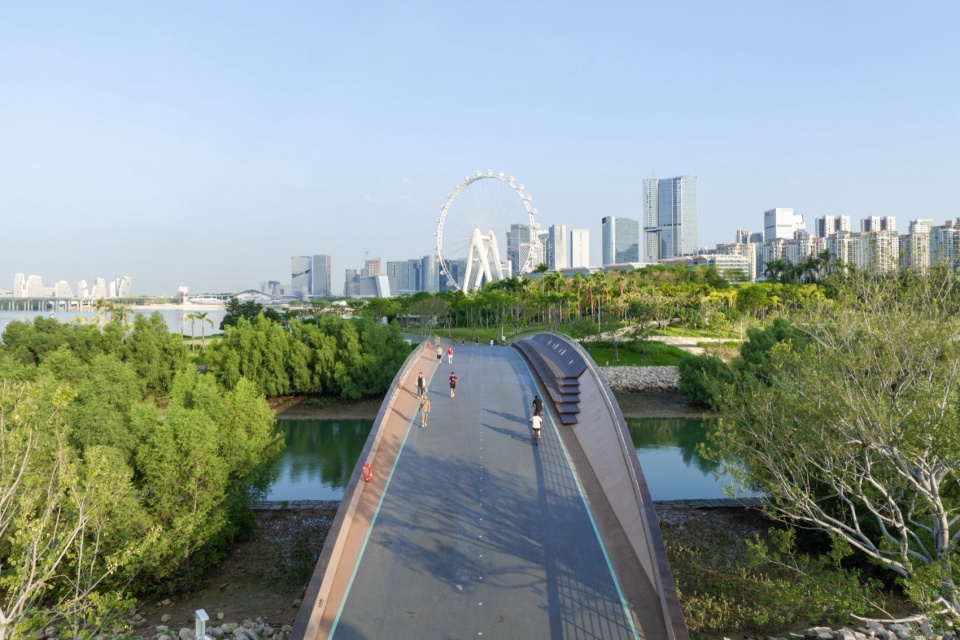 Waterfront Landscape Design of the Estuary Section of Qianhai Central River in Shenzhen by Original Design Studio TJAD