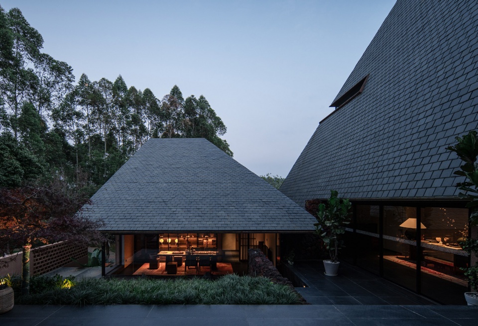 red valley dwellings by fanhao meng line