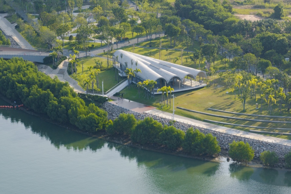 Waterfront Landscape Design of the Estuary Section of Qianhai Central River in Shenzhen by Original Design Studio TJAD