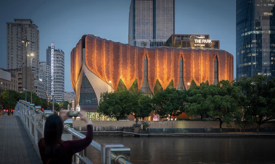 the park k11 facade design by lead