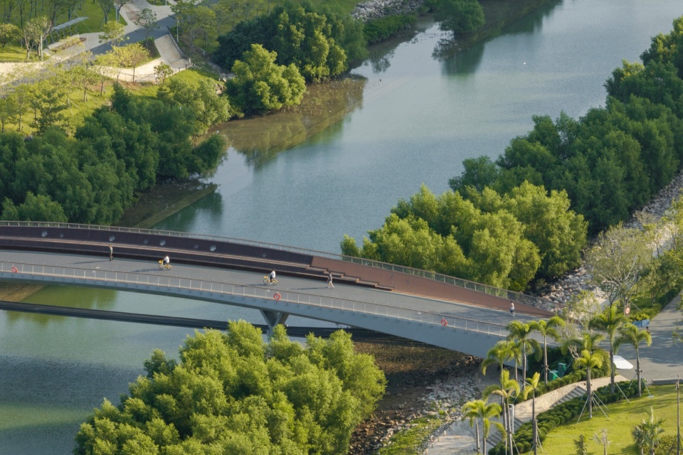 Waterfront Landscape Design of the Estuary Section of Qianhai Central River in Shenzhen by Original Design Studio TJAD