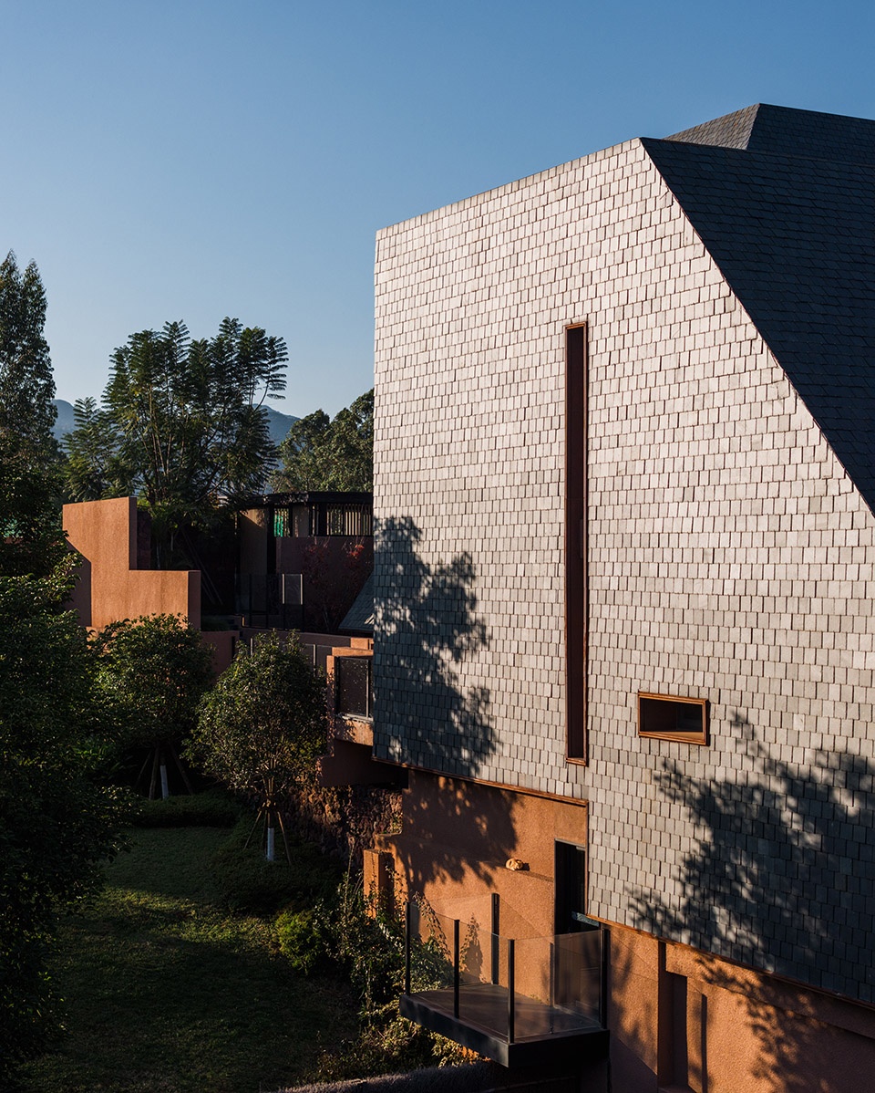 red valley dwellings by fanhao meng line