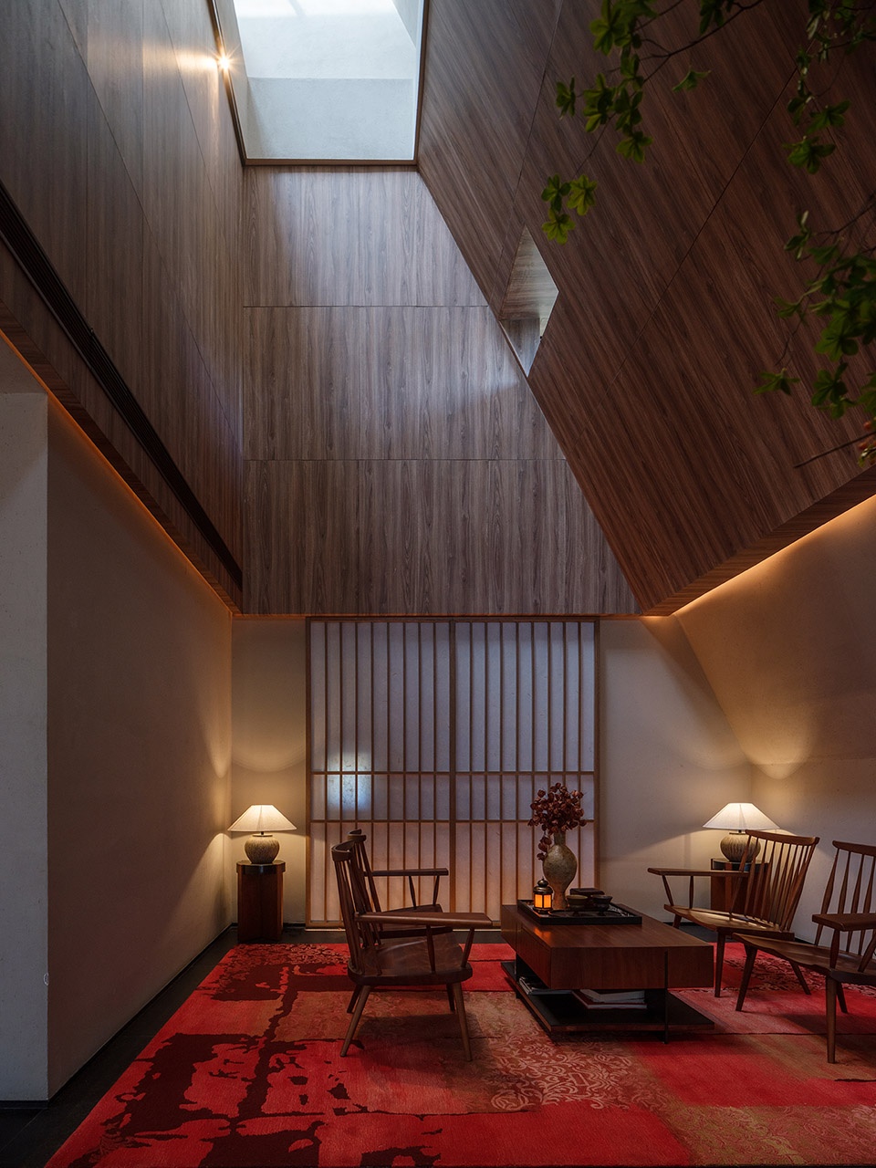 red valley dwellings by fanhao meng line