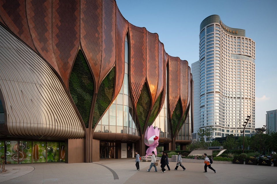 the park k11 facade design by lead