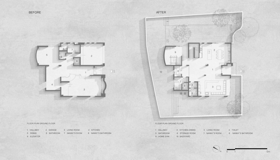 Vertical Continuity of Living Relationships by FUYUDI STUDIO