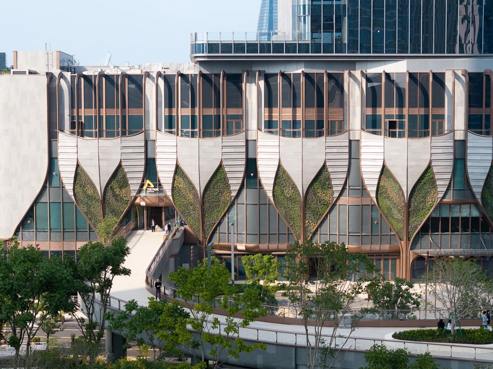 the park k11 facade design by lead