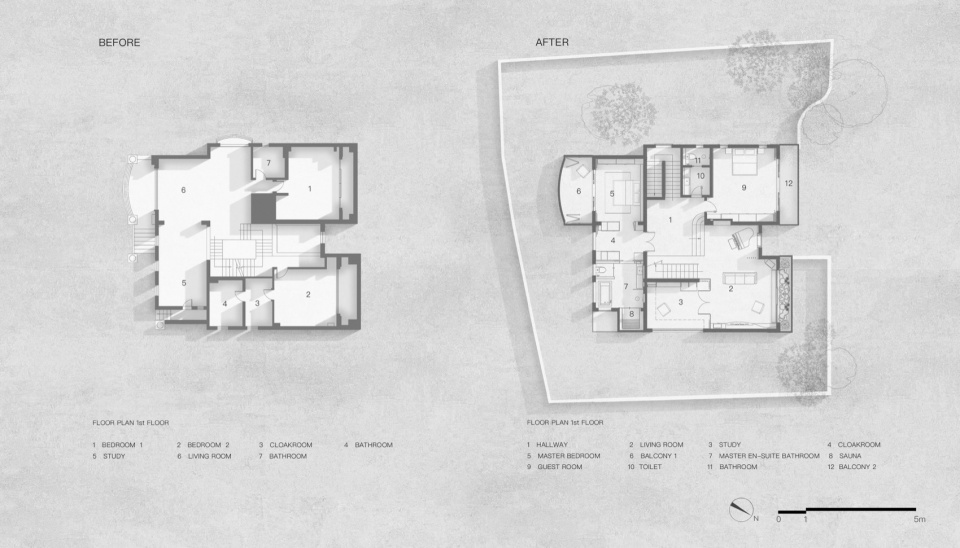 Vertical Continuity of Living Relationships by FUYUDI STUDIO